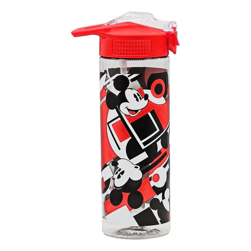 Botella De Agua Ligera Con Manija Para Niños Varios Diseños Mickey 1705-54