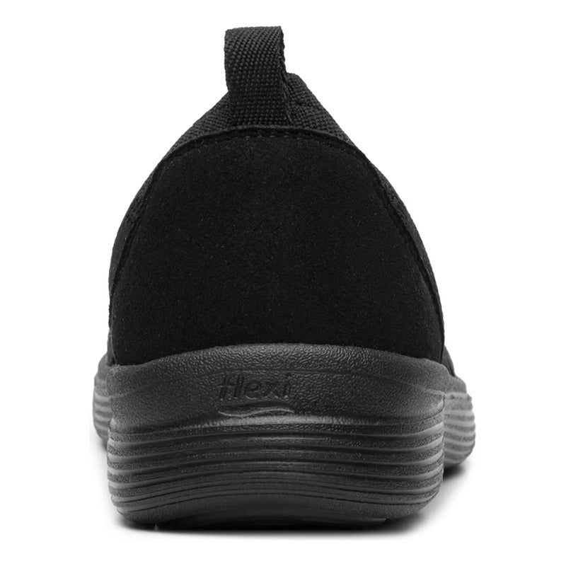 Zapato Flats Confort De Tela Mujer Mod.104927 Marca Flexi®