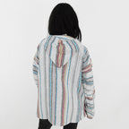 Suéter Poncho Canguro Artesanal Hoodie Acrilico Colores