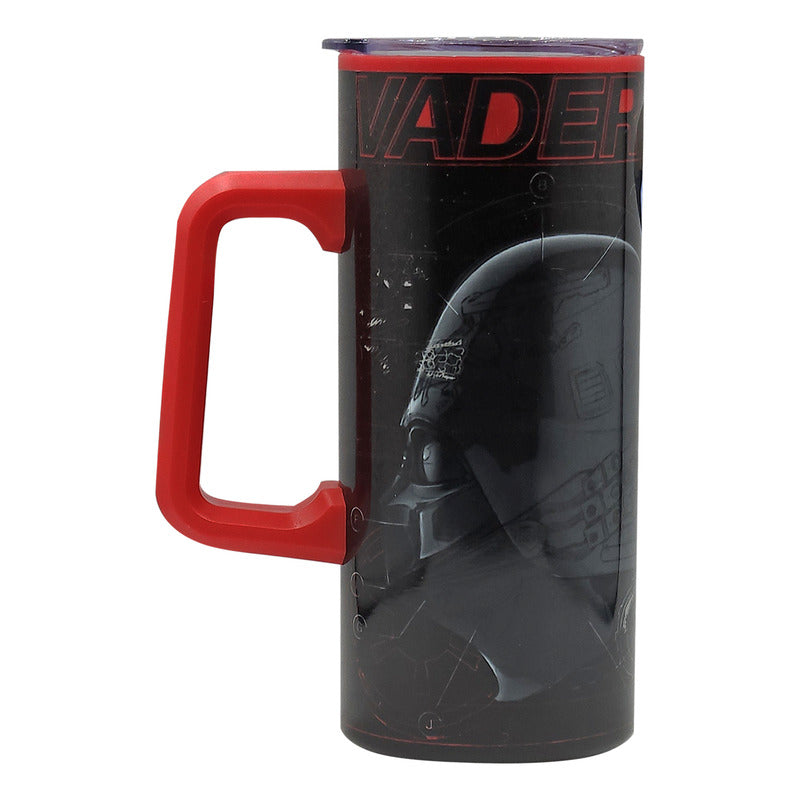 Termo Con Asa Tapa Clean 500ml Diseños Animados