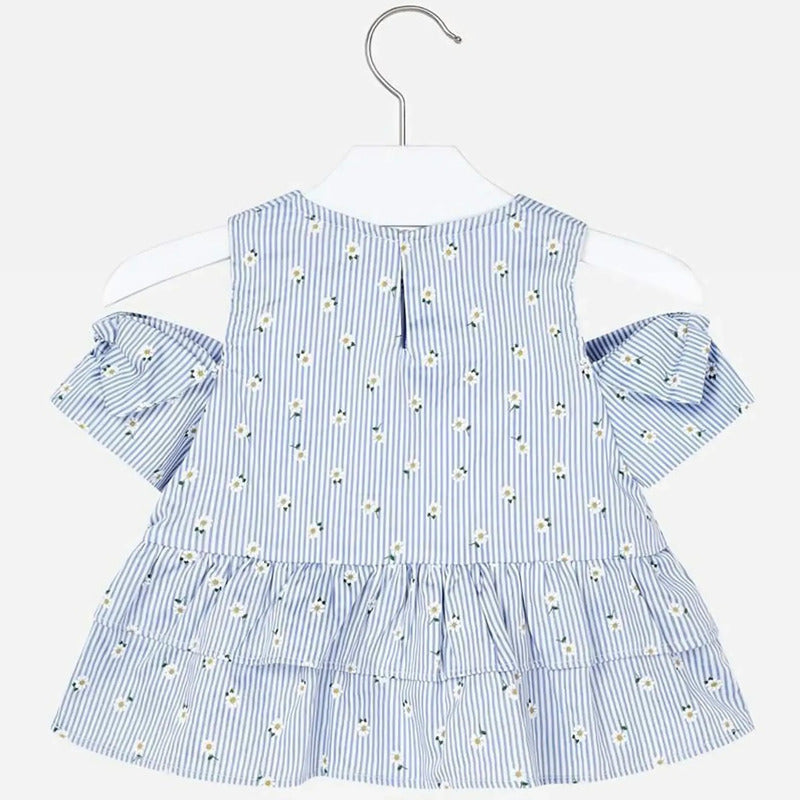 Blusa Floreada Para Niña Mod.3184 Marca Mayoral®