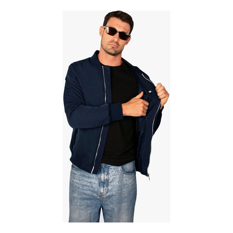 Chamarra Bomber Para Caballero Cw89-pol7336 Greenlander®
