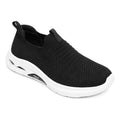 Tenis Urbano Slip On Para Mujer Mod135201 Marca Flexi® Negro Tejido 25.5 Mx