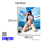 Cobertor Serenity Matrimonial Diseños Artistas Providencia® Karely Ruiz 900 G Multicolor