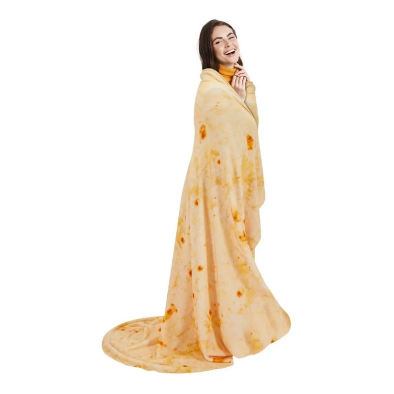 Frazada Suave Y Abrigadora Tortilla De Harina - Providencia Color Beige