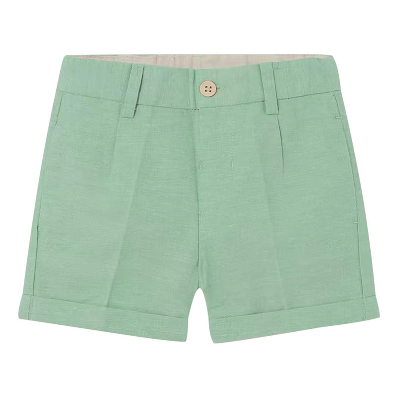 Bermuda Lino Para Bebe Mod.1237 Eucalipto Marca Mayoral®