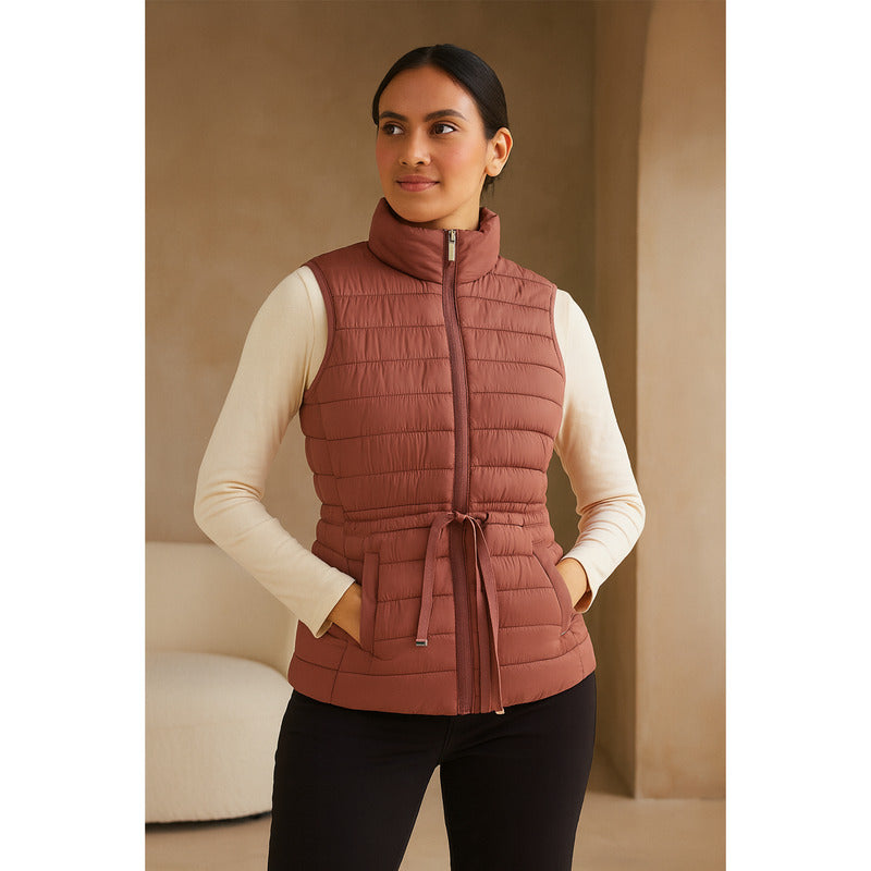 Chaleco Acolchado Para Dama Mod.vpol7241 Marca Greenlander®