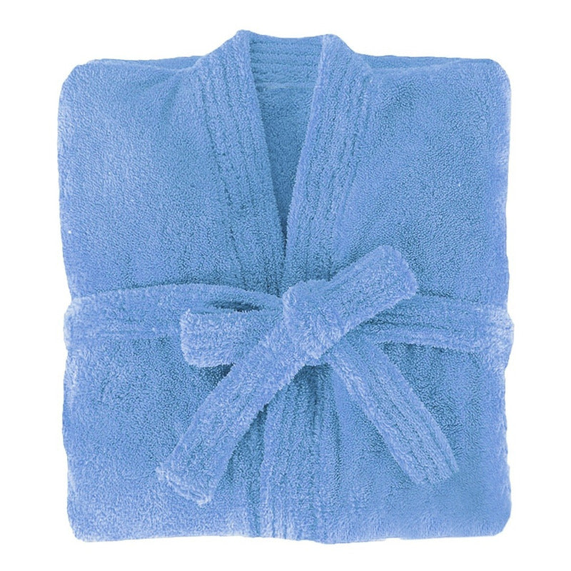 Bata De Baño Unisex Absorbente Unitalla Tela Suave Ligera