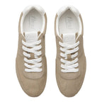 Tenis De Gamuza Para Mujer Mod. 140304 Marca Flexi® Marrón Claro Gamuza 25 Mx