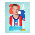 Frazada Ligera Super Suave Matrimonial Futbol Providencia® Equipo 500 G Haaland Panini
