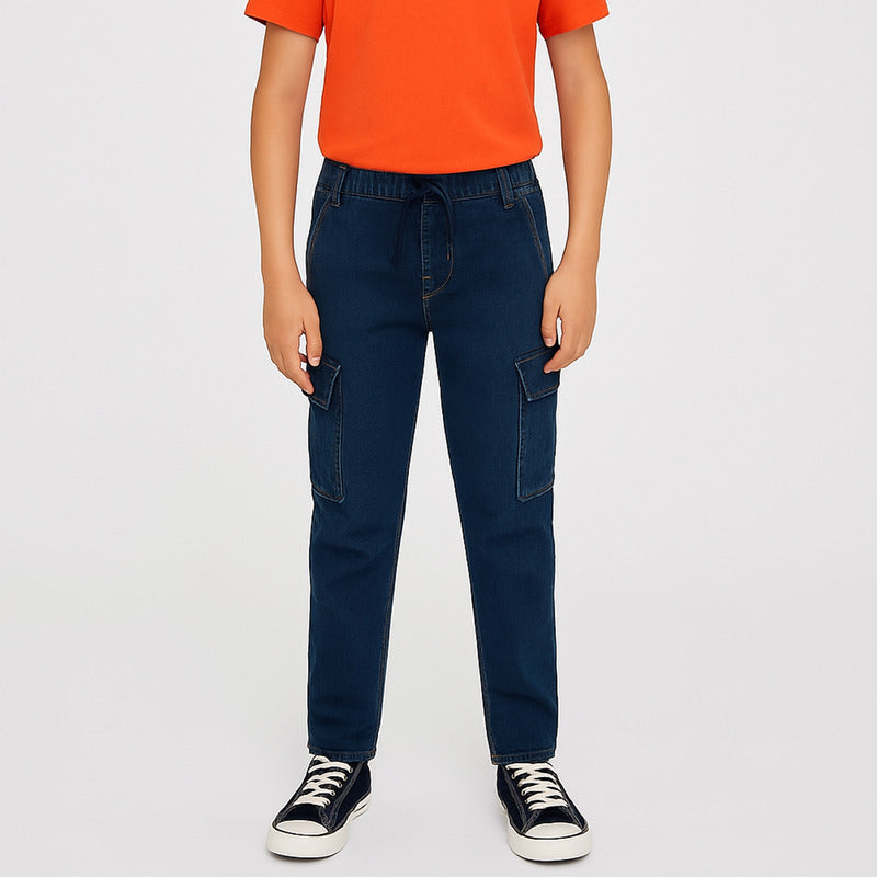 Pantalón Jogger Mezclilla Para Niño Mod.7560 Marca Mayoral®