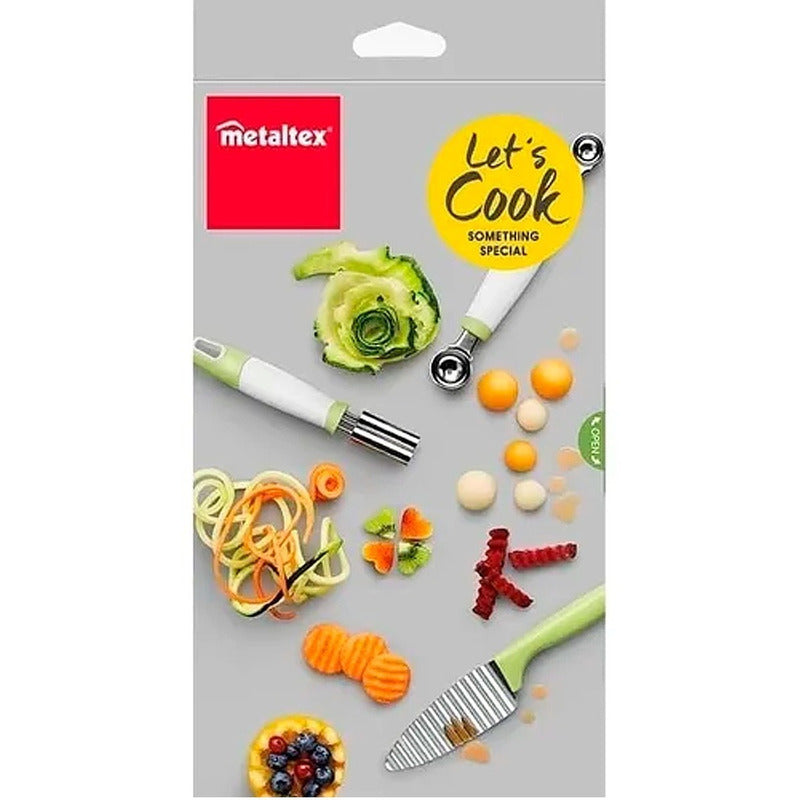 Kit De Utensilios Para Vegetales Y Frutas Marca Metaltex®