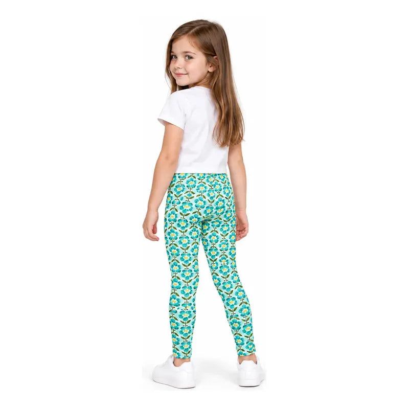 Legging Estampado Para Niña Mod. 3722 Marca Mayoral® Oceano Floreado 8 Años