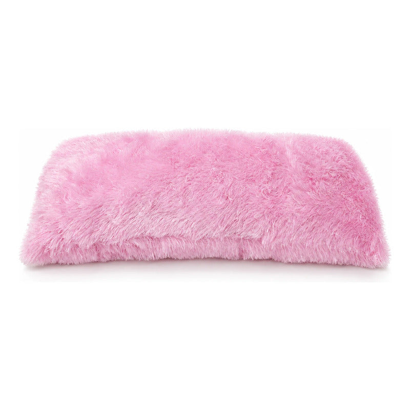 Almohada Abrazable Peluda 110cm X 40 Cm Marca Pillow Lart® Rosa