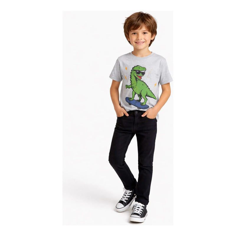 Pantalón De Mezclilla Para Niño Mod.4583 Marca Mayoral® Azul Oscuro Lisa 7