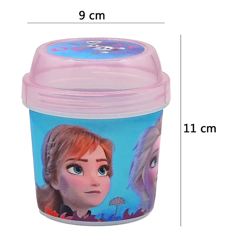 Topper Recipiente 11 Cm Para Comida Diseño Lenticular Niños
