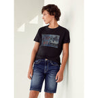 Short Bermuda Para Niño Mod.252 Oscuro Marca Mayoral® Oscuro Lisa 10 Años