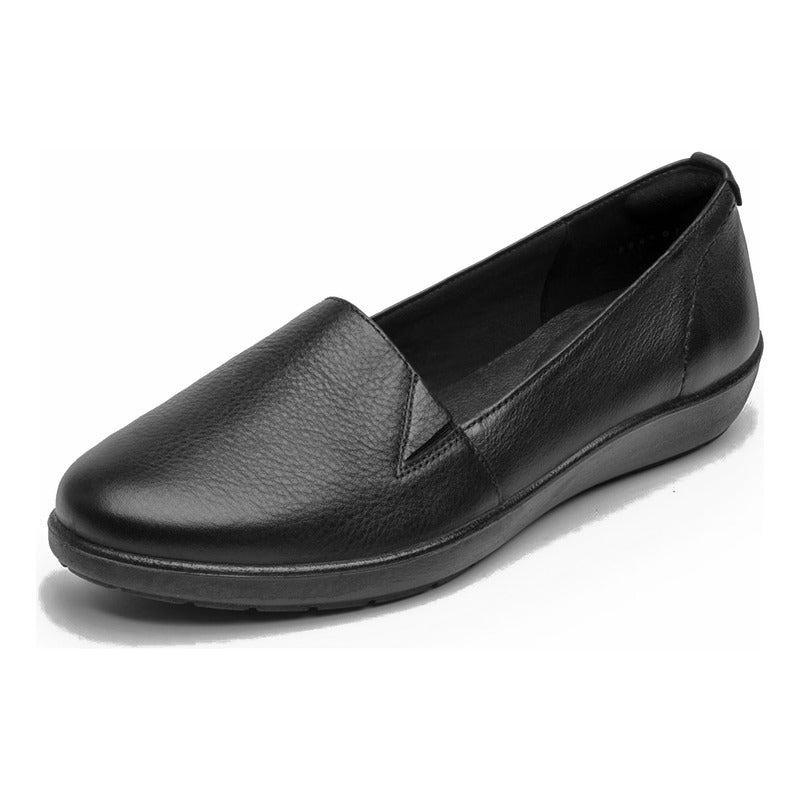 Zapato Plano Para Dama Mod.101905 Marca Flexi® Negro Lisa 24.5 Mx