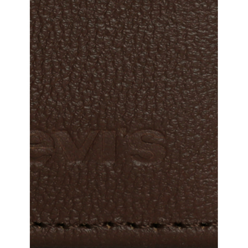 Billetera De Hombre Trifold Wallet 87524-0061 Marca Levi's® Marrón Liso