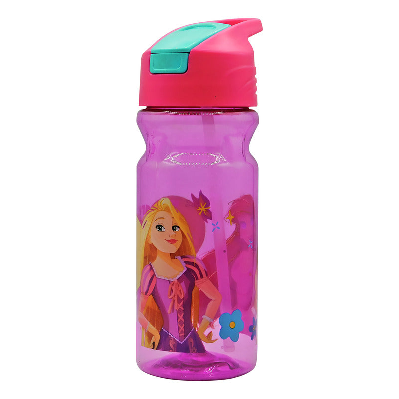 Botella De Agua Ligera Con Manija Para Niños Varios Diseños Princesas 1669-1143