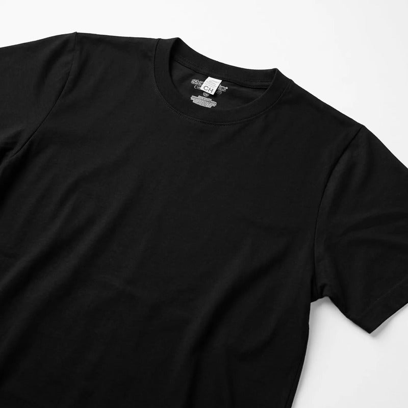 Playera Casual Básica Unisex Mod. 4148 Marca Skannda® Negro Lisa M