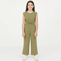 Jumpsuit Para Niña Mod.6865 Marca Mayoral® Verde Musgo 10 Años