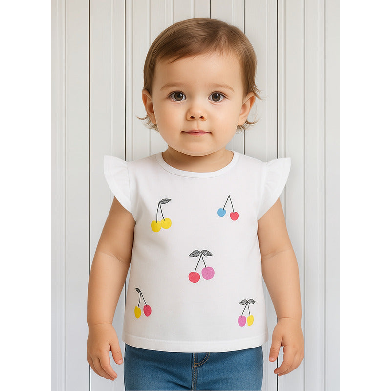 Blusa Para Niña Con Estampado Mod.2181201al Marca Losan®