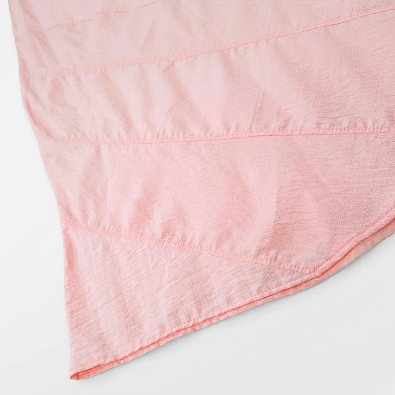 Falda Larga Ligera Para Mujer Mod. Kd028 Marca Julys® Rosa Lisa G