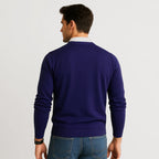 Suéter Para Hombre Básico De Punto Fino E55301 Marca Bobois®