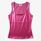 Blusa Efecto Metálico Brillante Mod.194-23 London Fashion® Fuscia Metalico Ch