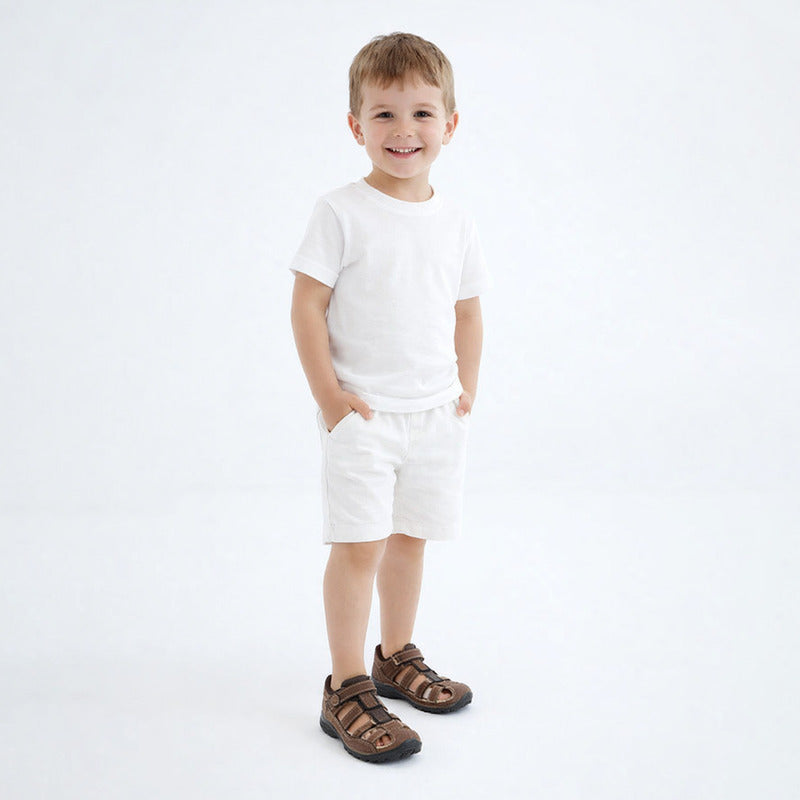 Sandalia Huarache Para Niño Mod.168012-f Coqueta Y Audaz®