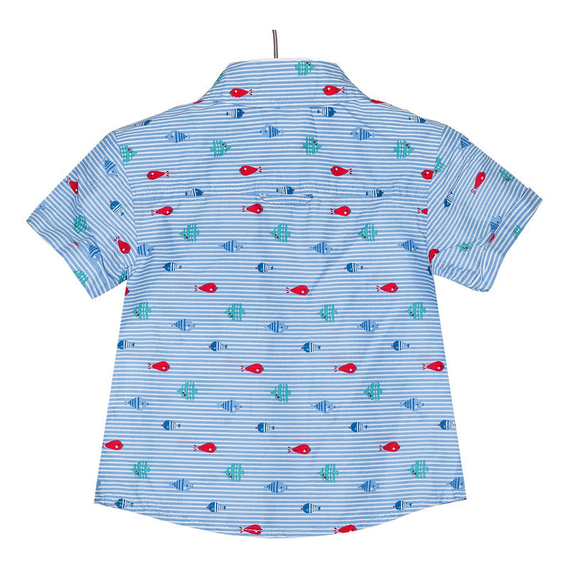 Camisa Casual De Bebé Mod. 317-3002al Marca Losan®