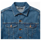 Chamarra Casual Ligera Mezclilla Para Hombre Bleach Oggi® Mezclilla Ch Lisa