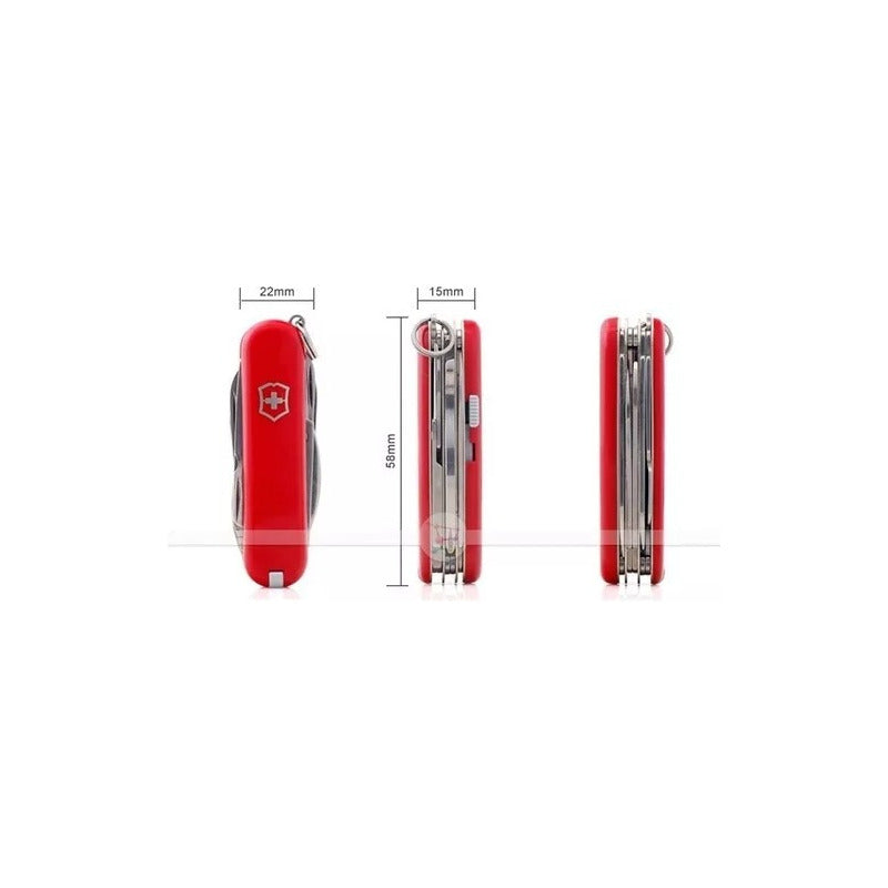 Navaja Multiuso Victorinox Minichamp Color Rojo Con 18 Herramientas