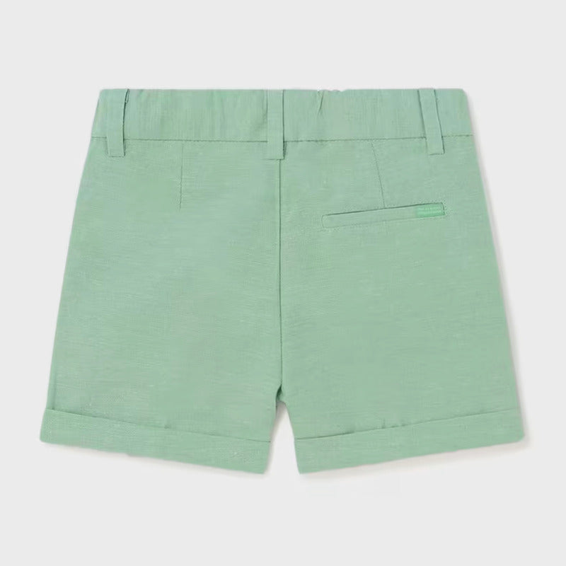Bermuda Lino Para Bebe Mod.1237 Eucalipto Marca Mayoral®