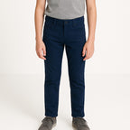 Pantalón Básico Para Niño Mod.520 Marca Mayoral® Azul Oscuro Liso 12 Años