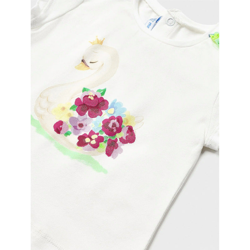 Conjunto Para Bebé Blusa+falda Mod.1979 Marca Mayoral® Agua 9 Meses