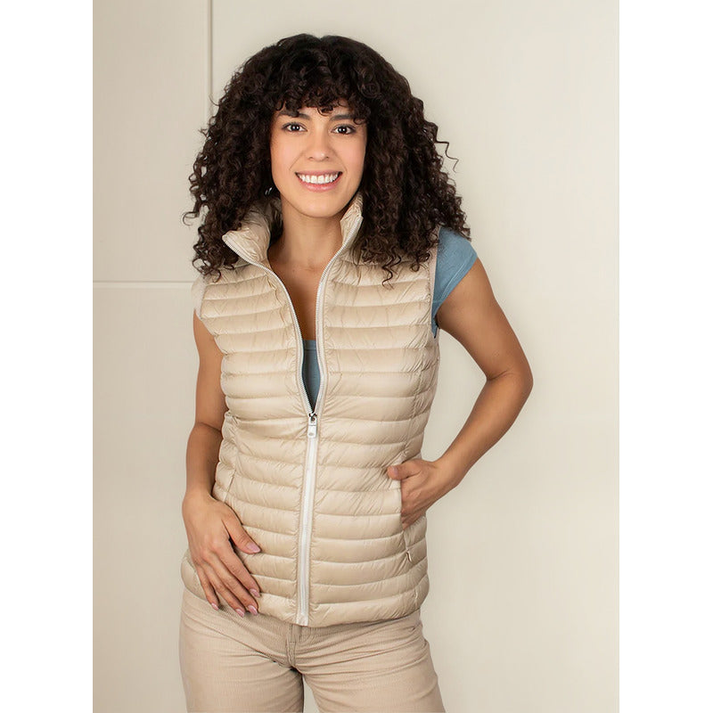 Chaleco De Pluma Para Dama Mod.dw86-vpol8955 Greenlander®