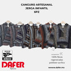 Sudadera Canguro Artesanal De Jerga Infantil Mayoreo 6pz