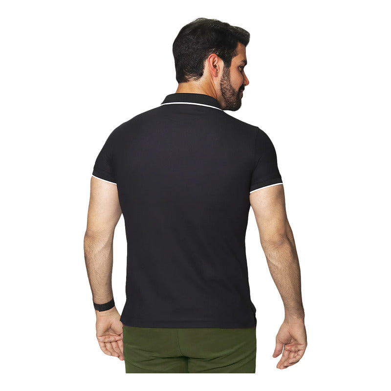 Playera Polo Para Hombre Mod. A41413 Marca Bobois®