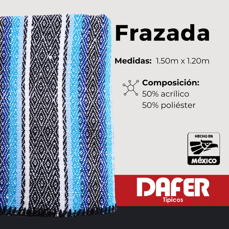 Frazada De Acrilico Afelpada Multiusos 1.20m X 1.50m Mod. Ac