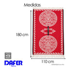 Jorongo Gaban Artesanal Mexicano Colores Rojo Calendario Xg