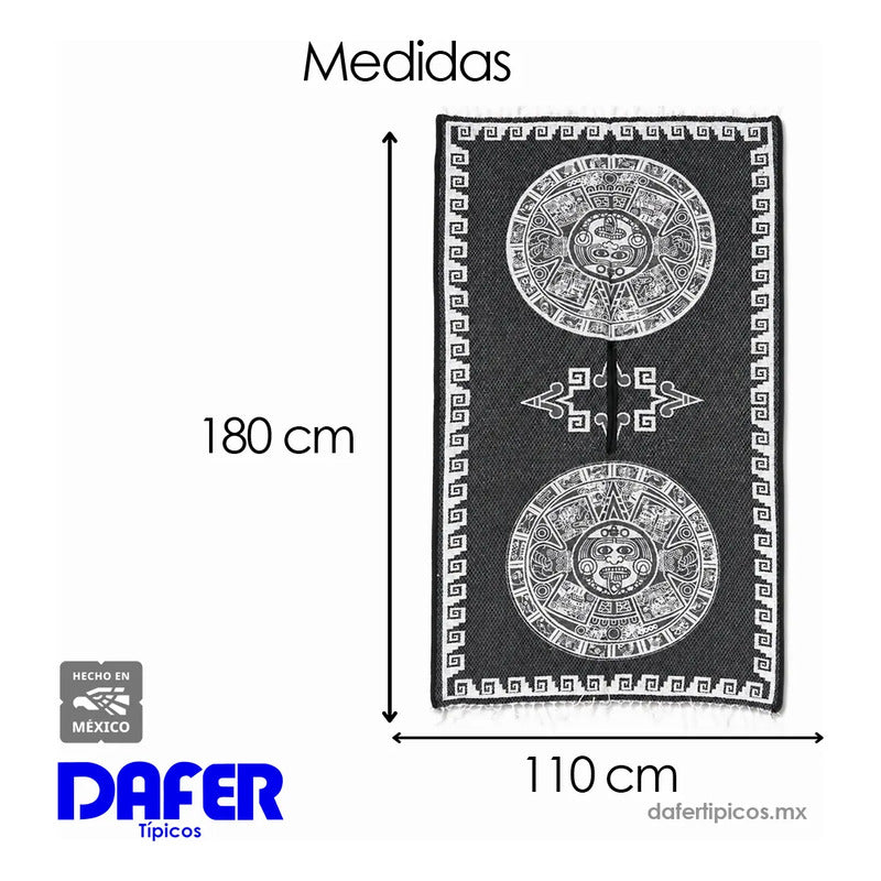 Jorongo Gaban Artesanal Mexicano Colores Calendario Negro Calendario Xg
