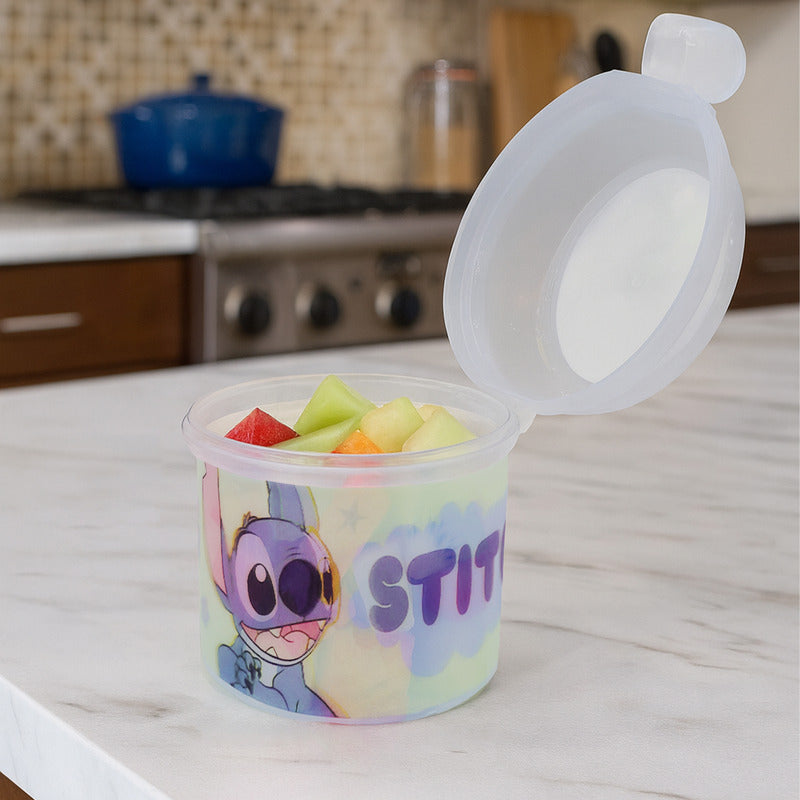 Topper Recipiente Para Comida Diseño Lenticular Niños