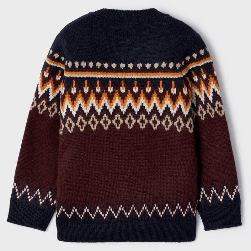 Suéter Tejido De Niño Mod.4383 Ciruela Marca Mayoral®