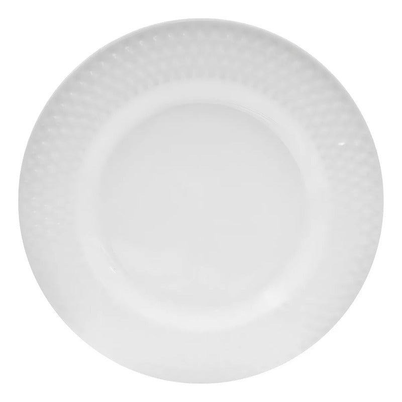 Vajilla De Porcelana 16pz Mod. Terrace Marca Gallery® Blanco Terrace