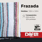 Frazada De Acrilico Afelpada Multiusos 1.20m X 1.50m Mod. Ac