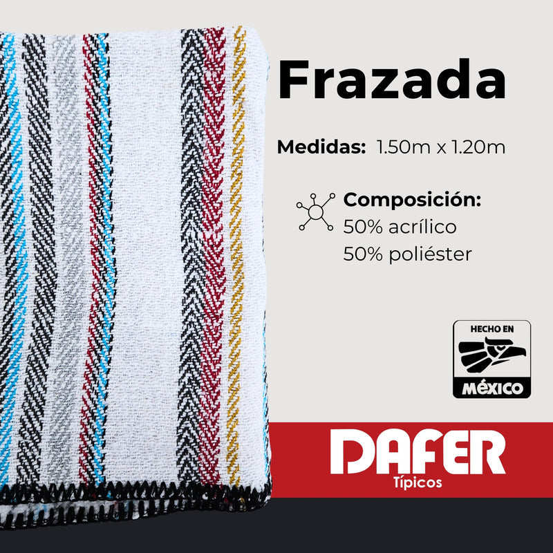 Frazada De Acrilico Afelpada Multiusos 1.20m X 1.50m Mod. Ac