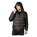 Chamarra De Hombre Mod.cw86-pol7123 Marca Green Lander® Negro Ch Lisa