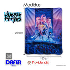 Cobertor Ligero Super Suave Matrimonial Diseños Providencia® Las Guerreras Del K-pop 850 G Multicolor